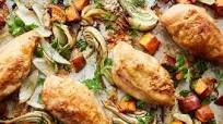 Sheet-Pan Chicken With Sweet Potatoes and Fennel Sheet-Pan Chicken With Sweet Potatoes and Fennel