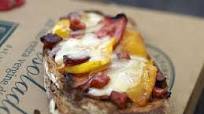 Bruschetta poivron-mozzarella Bruschetta poivron-mozzarella
