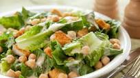 Quick Chicken and Garbanzo Bean Caesar Salad Quick Chicken and Garbanzo Bean Caesar Salad