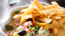 Slow Cooker Cheesy Chicken Tortilla Soup Slow Cooker Cheesy Chicken Tortilla Soup