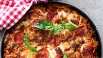 Pizza pasta bake Pizza pasta bake