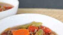 CrockPot Hamburger Vegetable Soup {Whole 30} CrockPot Hamburger Vegetable Soup {Whole 30}