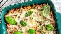 Layered Beef Noodle Casserole Layered Beef Noodle Casserole
