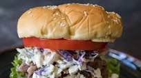 Traeger Gyro Sandwich with Tzatziki Coleslaw Traeger Gyro Sandwich with Tzatziki Coleslaw