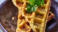 Cheesy Potato and Herb Waffles Cheesy Potato and Herb Waffles