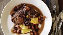 Red wine-braised pheasant with polenta Red wine-braised pheasant with polenta