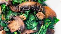 Sautéed Spinach and Mushrooms Sautéed Spinach and Mushrooms