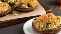 Mean Green Stuffed Portobellos Mean Green Stuffed Portobellos
