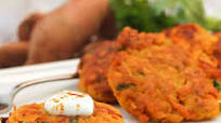 Baked, No-Fry, Sweet Potato Latkes Baked, No-Fry, Sweet Potato Latkes