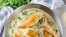 Chicken Florentine Skillet (Low Carb) Chicken Florentine Skillet (Low Carb)