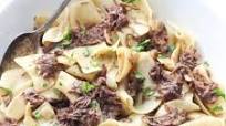 Beef and Noodles {with Leftover Mississippi Pot Roast} Beef and Noodles {with Leftover Mississippi Pot Roast}