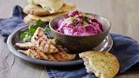 Rode biet tzatziki Rode biet tzatziki