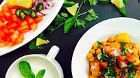 Chana Chaat (Chickpea snack) Recipe Chana Chaat (Chickpea snack) Recipe