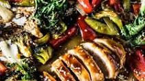 Asian Chicken Sheet Pan Dinner Asian Chicken Sheet Pan Dinner