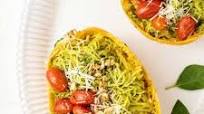 Pesto Spaghetti Squash Pesto Spaghetti Squash