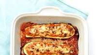 Zucchini Boats With Ground Chicken Zucchini Boats With Ground Chicken