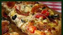Alfredo Style Clams Casino Pizza with the Works Alfredo Style Clams Casino Pizza with the Works
