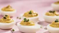 Hummus Deviled Eggs Hummus Deviled Eggs