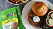 Falafel Burgers with Tzatziki Sauce and Homemade Sweet Potato Chips Falafel Burgers with Tzatziki Sauce and Homemade Sweet Potato Chips
