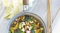 Spicy mushroom & broccoli noodles Spicy mushroom & broccoli noodles