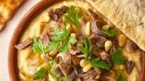 Hummus With Anchovies, Pine Nuts & Shallots Hummus With Anchovies, Pine Nuts & Shallots