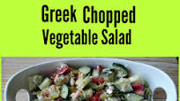 Greek Chopped Vegetable Salad Greek Chopped Vegetable Salad