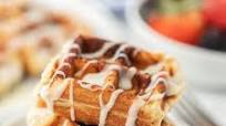 Cinnamon Roll Waffles Cinnamon Roll Waffles