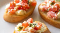 Tomato Feta Bruschetta Tomato Feta Bruschetta