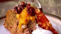 Zucchini Olive Oil Cake with Mandarin Orange Glaze and Walnut Olive Brittle Zucchini Olive Oil Cake with Mandarin Orange Glaze and Walnut Olive Brittle