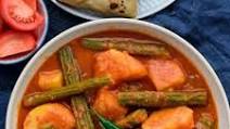Singhi Aloo-Drumstick Potato curry Singhi Aloo-Drumstick Potato curry