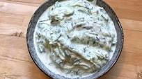 Tzatziki med creme fraiche Tzatziki med creme fraiche