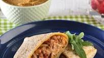 Chimichangas with Hummus Mexicano de Chipotle y Cilantro Chimichangas with Hummus Mexicano de Chipotle y Cilantro