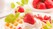 Ricotta Cheese Waffles With Fruit Ricotta Cheese Waffles With Fruit