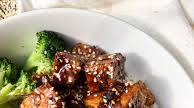 Air Fryer Tofu with Honey Garlic Sauce Air Fryer Tofu with Honey Garlic Sauce