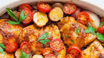 One-Pan Paprika Chicken with Potatoes and Tomatoes One-Pan Paprika Chicken with Potatoes and Tomatoes