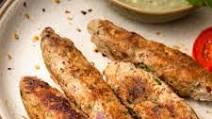 Seekh Kebab, pan-fried or baked Seekh Kebab, pan-fried or baked