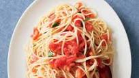 Spaghetti with Raw Tomatoes Spaghetti with Raw Tomatoes