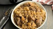 Slow Cooker Sausage and Sauerkraut Slow Cooker Sausage and Sauerkraut