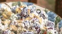 Creamy Grape Salad with Almonds Creamy Grape Salad with Almonds