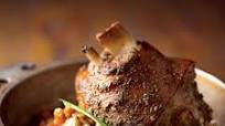 Braised and Roasted Pork Shanks With Prosciutto and Porcini Mushrooms Braised and Roasted Pork Shanks With Prosciutto and Porcini Mushrooms