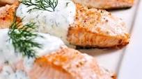 Norwegian Salmon with Dill Sauce Norwegian Salmon with Dill Sauce