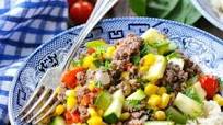 Ground Beef Dinner with Summer Vegetables Ground Beef Dinner with Summer Vegetables