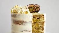 vegan coconut layer cake with passionfruit curd vegan coconut layer cake with passionfruit curd
