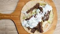 195 Calorie Beef Gyro w/ tzatziki sauce 195 Calorie Beef Gyro w/ tzatziki sauce