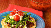 Vegetarian Tostadas With Spicy Black Beans (+gluten free) Vegetarian Tostadas With Spicy Black Beans (+gluten free)