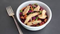 Low-FODMAP Asian Sesame Coleslaw With Teriyaki Chicken Recipe Low-FODMAP Asian Sesame Coleslaw With Teriyaki Chicken Recipe