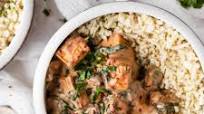 Easy low carb mushroom palak paneer Easy low carb mushroom palak paneer