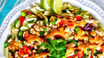Thai Chicken Crunch Salad (CPK Copycat recipe) Thai Chicken Crunch Salad (CPK Copycat recipe)