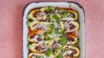 Enchilada Stuffed Zucchini Boats Enchilada Stuffed Zucchini Boats