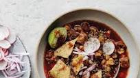 Recipe: Mexican Red Pork Soup with Hominy (Pozole Rojo) Recipe: Mexican Red Pork Soup with Hominy (Pozole Rojo)